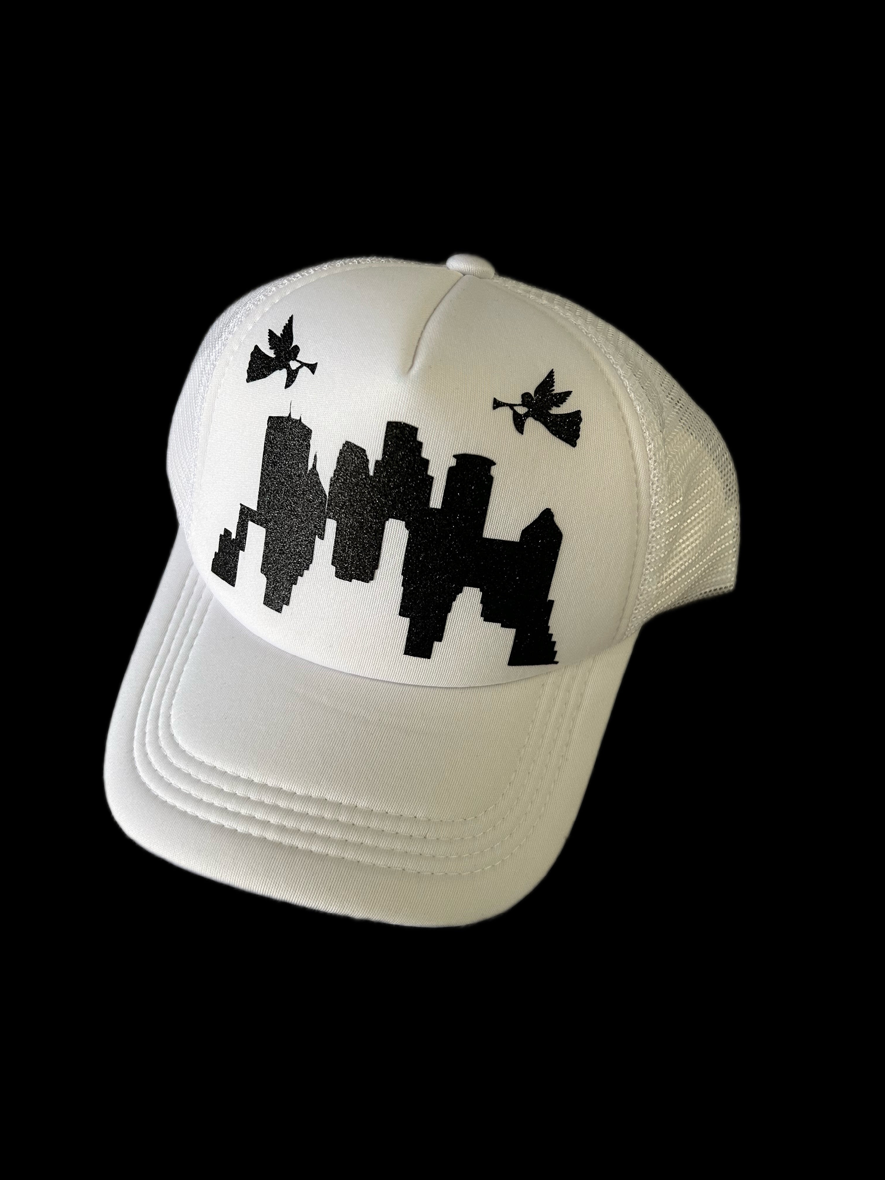 City Skyline With Angels